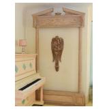 Architectural Element - Pediment, Columns & Base (there are 2 of these, each approx. 9