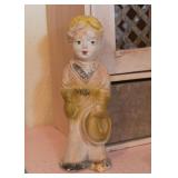 Vintage Chalkware Statue