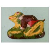 Vintage Tin Litho Frog 