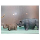 Vintage Toys -Rhinos