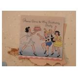 Vintage Birthday Party Invitations