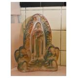 Chalkware Religious Statue