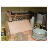 Painted Bread Box, Mixing Bowls