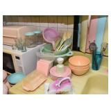 Melamine Plates & Bowls, Plastic Kitchen Utensils, Butter Keeper