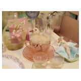 Vintage Easter Decor, Depression Glass, Vintage Pottery
