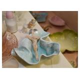 Vintage Pottery Dish, Religious Items / Crucifix