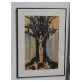 Framed Watercolor Painting