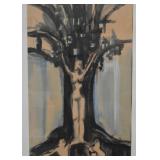 Framed Watercolor Painting