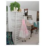 White Metal Storage Drawer Units, Home Decor