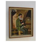 Framed Artwork / Painting - Portrait, Signed