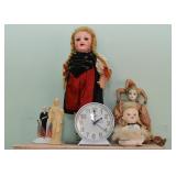 Dolls, Religious Decor, Alarm Clock