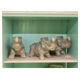 Rhino Figurines