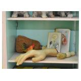 Prayer Books, Whisk Broom, Shaving Brush, Latex Hand