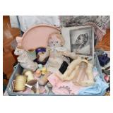 Vintage Luggage / Suitcases Filled with Vintage Goodies & Art Pieces, Art & Craft Supplies and Found