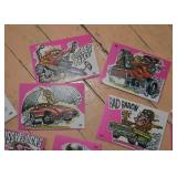 Scanlens Oddest Odd Rods Stickers, 1970