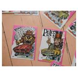 Scanlens Oddest Odd Rods Stickers, 1970