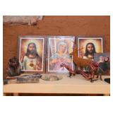 Religious Prints, Animal Figures, Interesting Home Decor