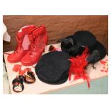 Vintage Shoes & Boots, Hats
