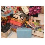 Vintage Luggage / Suitcases, Toys, Craft Supplies