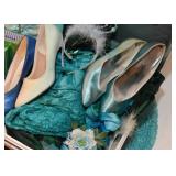 Vintage Suitcases, Shoes, Clothing, Accessories, Etc.