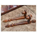 Wooden Candle Wall Sconces