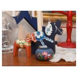 (the small red horse is SOLD) Swedish Decor, Folk Art & Christmas Decor - Dala Horses