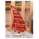 Art Glass Christmas Paperweight