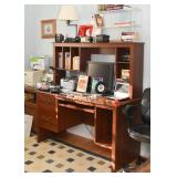 Computer Desk with Hutch