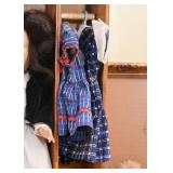 Vintage Doll with Case, Clothing & Accessories