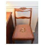 Side Chair with Needlepoint Seat