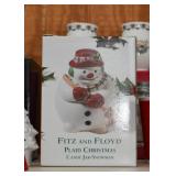 Fitz & Floyd Christmas Snowman Candy Jar