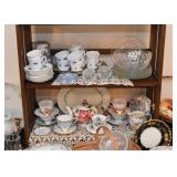 Teacups & Teapots, Crystal & Glassware, Fine China Platters & Plates