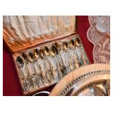 Silverplate / Silver Plate Flatware & Serving Pieces