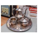 Silver Plate Tea Set