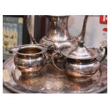 Silver Plate Tea Set