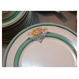 Set of Hand Painted China Dessert Plates & Teacups (Japan)