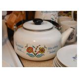 Swedish Enamelware Teapot