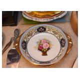 Hand Painted Fine China Serving Bowl