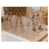 Vintage Etched Stemware