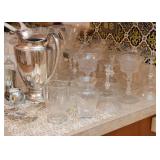 Vintage Etched Stemware
