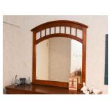 Lowboy Dresser with Mirror