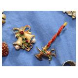 Vintage Christmas Brooches