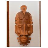 Wood Carved African Mask