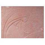 Cast Paper Artwork by Acoma, 100% Cotton, Framed ("The Potter" No. 409 of 1,000)