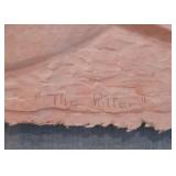 Cast Paper Artwork by Acoma, 100% Cotton, Framed ("The Potter" No. 409 of 1,000)