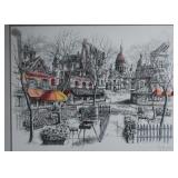 Framed Original Artwork, Signed & Dated