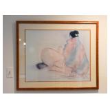 Framed Southwestern Artwork, Signed R.C. Gorman