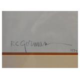 Framed Southwestern Artwork, Signed R.C. Gorman