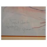 Framed Southwestern Artwork, Signed R.C. Gorman