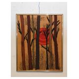 Vintage Textile Wall Hanging